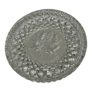 Vintage Waterford Crystal 12 Days of Christmas Plate 5 Gold Rings 1988